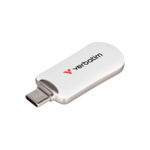 Флеш-накопитель Verbatim Plectra 64GB белый, USB 3.2 Gen1 Type-C, R 100 МБ/с