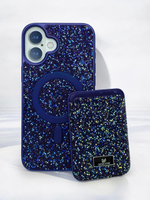 Чехол Swarovski с картхолдером для iPhone 15