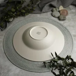 Тарелка глубокая 650 мл d 31 см h5,5 см для пасты Light Grey Noble [1]