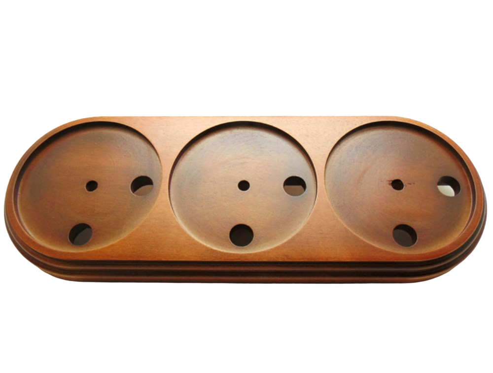 Подложка трехместная, Дуб почтенный, VINTAGE-BRASS, PE3OAK
