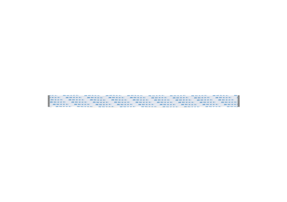 Шлейф 34 pin, 10 см, шаг 0.5 мм FFC, прямой А