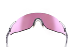 Спортивные очки с диоптриями HILX Savage (L) Shiny Crystal Grey Purple / Purple Lens