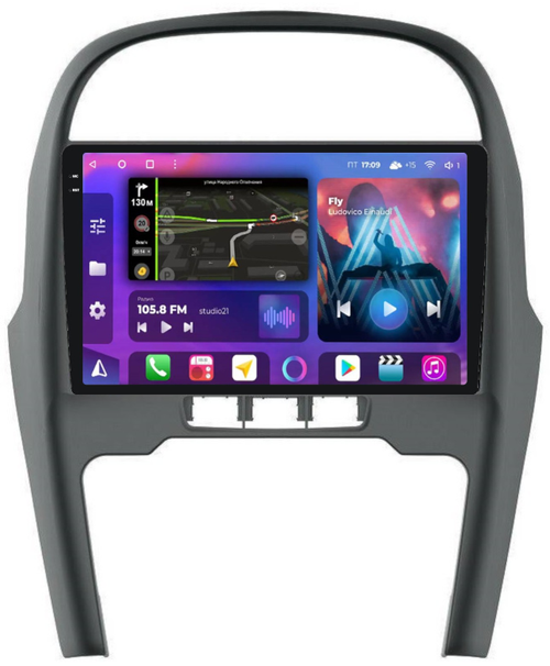Магнитола для Chery Tiggo T11 2013-2016 - FarCar S500-TS10 монитор 10.36" QLED на Android 14, Быстрая, CarPlay, 4G SIM-слот