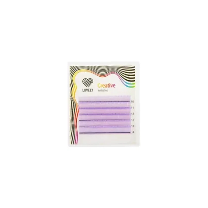 Ресницы лиловые (violet) Lovely MINI