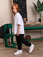 Футболка оверсайз SCHOOL белая