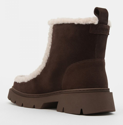 Замшевые ботинки INUIKII Biker Suede Brown на меху