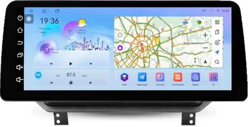 Магнитола для Mitsubishi Outlander 4 2021+ (штатная КЗВ) - FarCar S500-TS18 монитор 12.3" 2K QLED на Android 14, Быстрая, CarPlay, 4G SIM-слот
