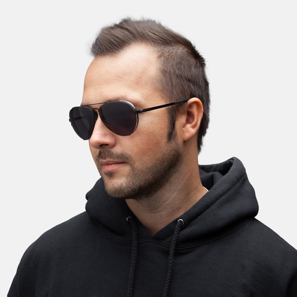 Очки солнцезащитные WHITELAB Ti Black / Black