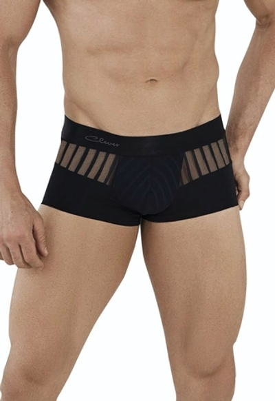 Черные трусы-хипсы с сетчатыми вставками Lucerna Latin Boxer (Размер: M) (Цвет: черный)