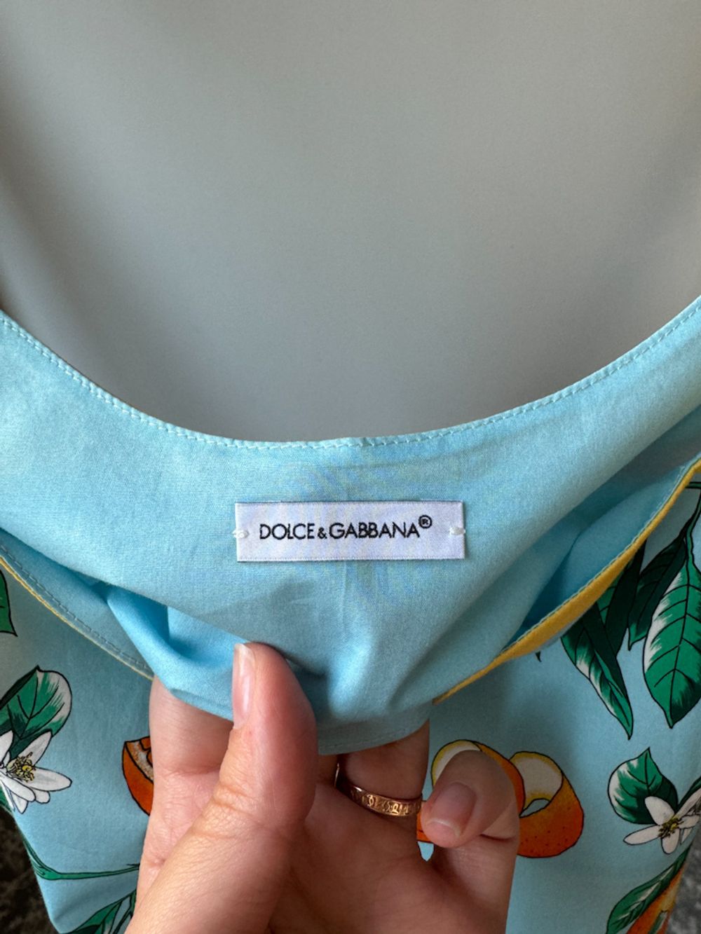Хлопковый топ Dolce & Gabbana, 134