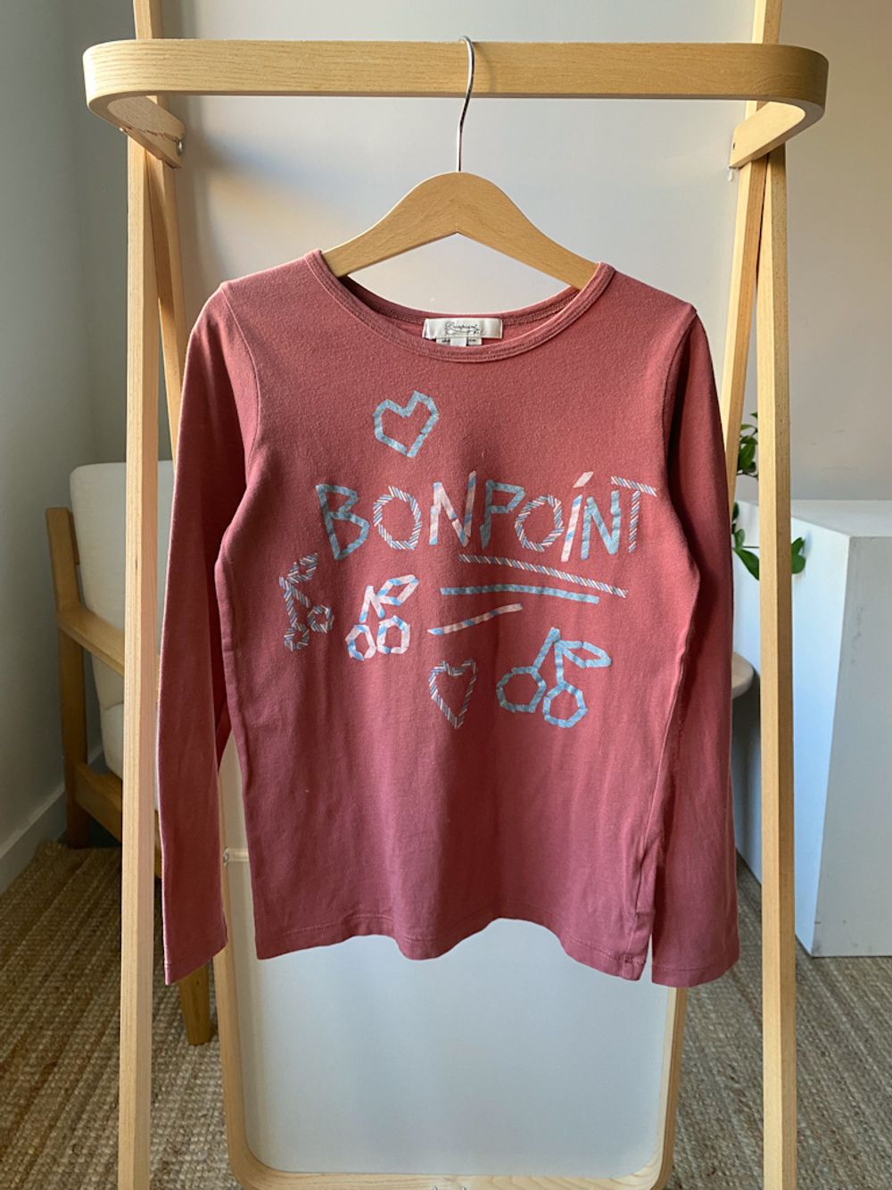 Хлопковый лонгслив Bonpoint, 128
