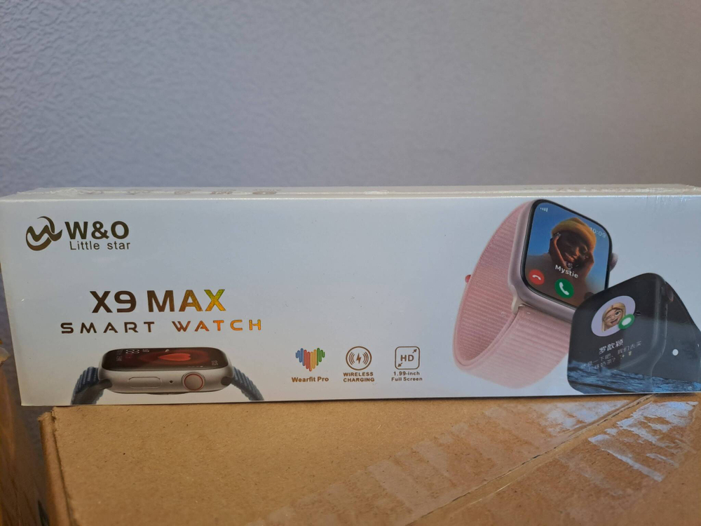 Смарт часы W&O X9 Max (Золото)