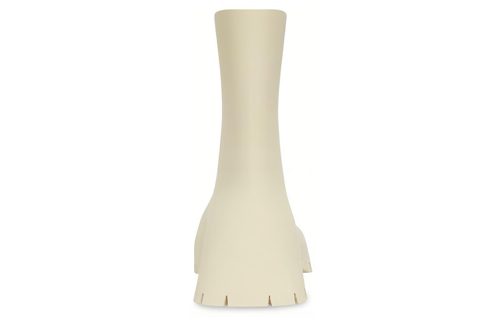 Balenciaga Trooper Rubber Boot White