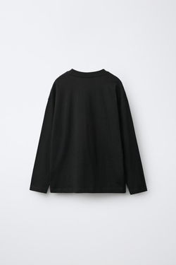 ZARA НАБОР ИЗ 3 ФУТБОЛОК: ОДНОТОННЫЕ И В ПОЛОСКУ, ЧЕРНЫЙ