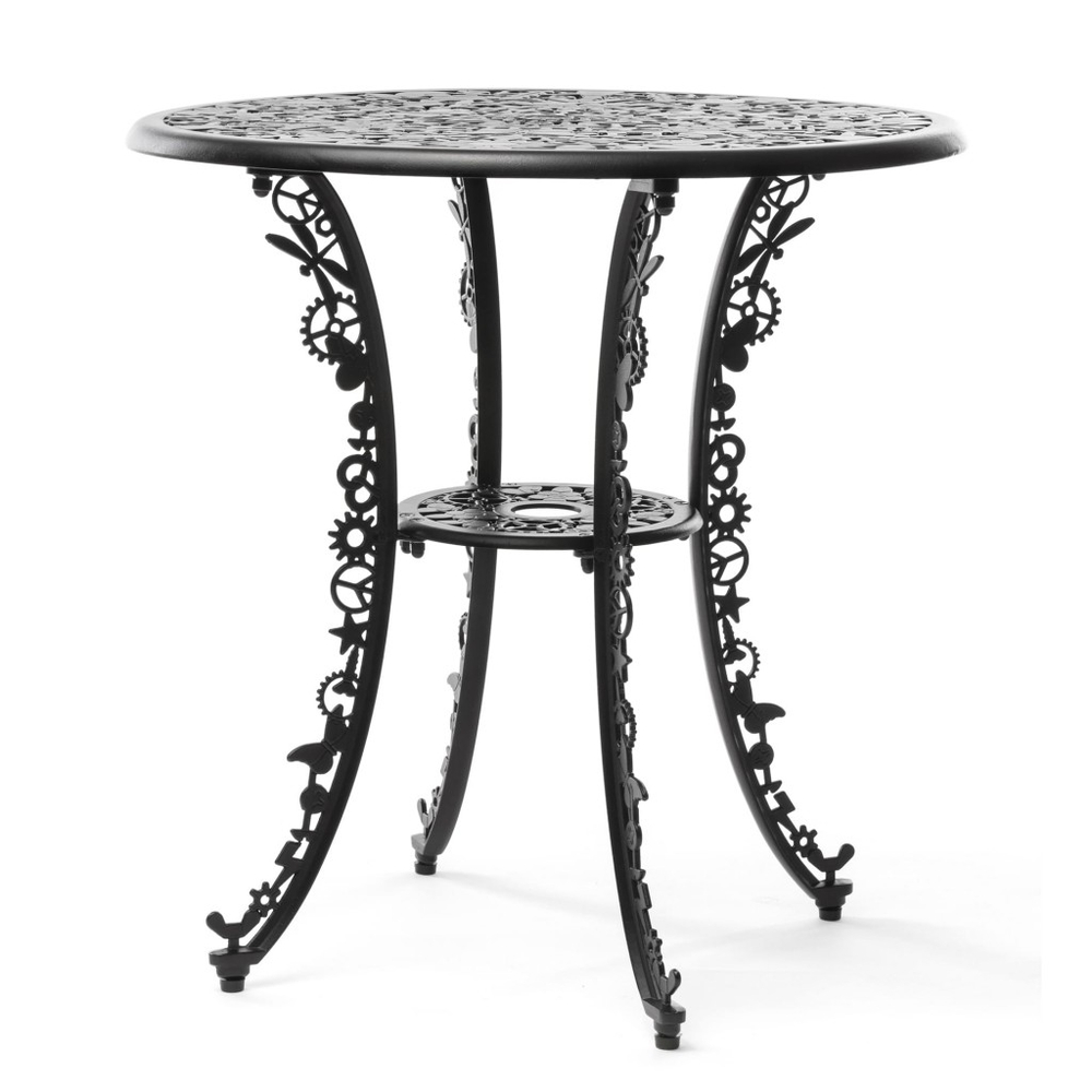 Обеденный стол Seletti Aluminium Black, черный