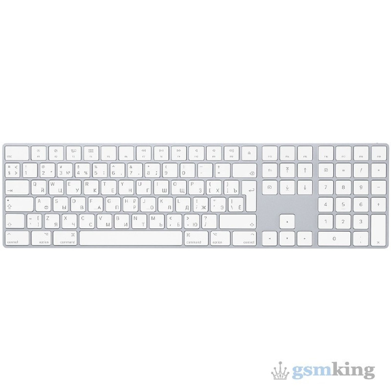 Беспроводная клавиутару Apple Magic Keyboard с Numeric Keypad Silver (Белый)