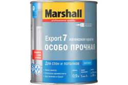 Краска для стен и потолков латексная Marshall Export-7 матовая база BW