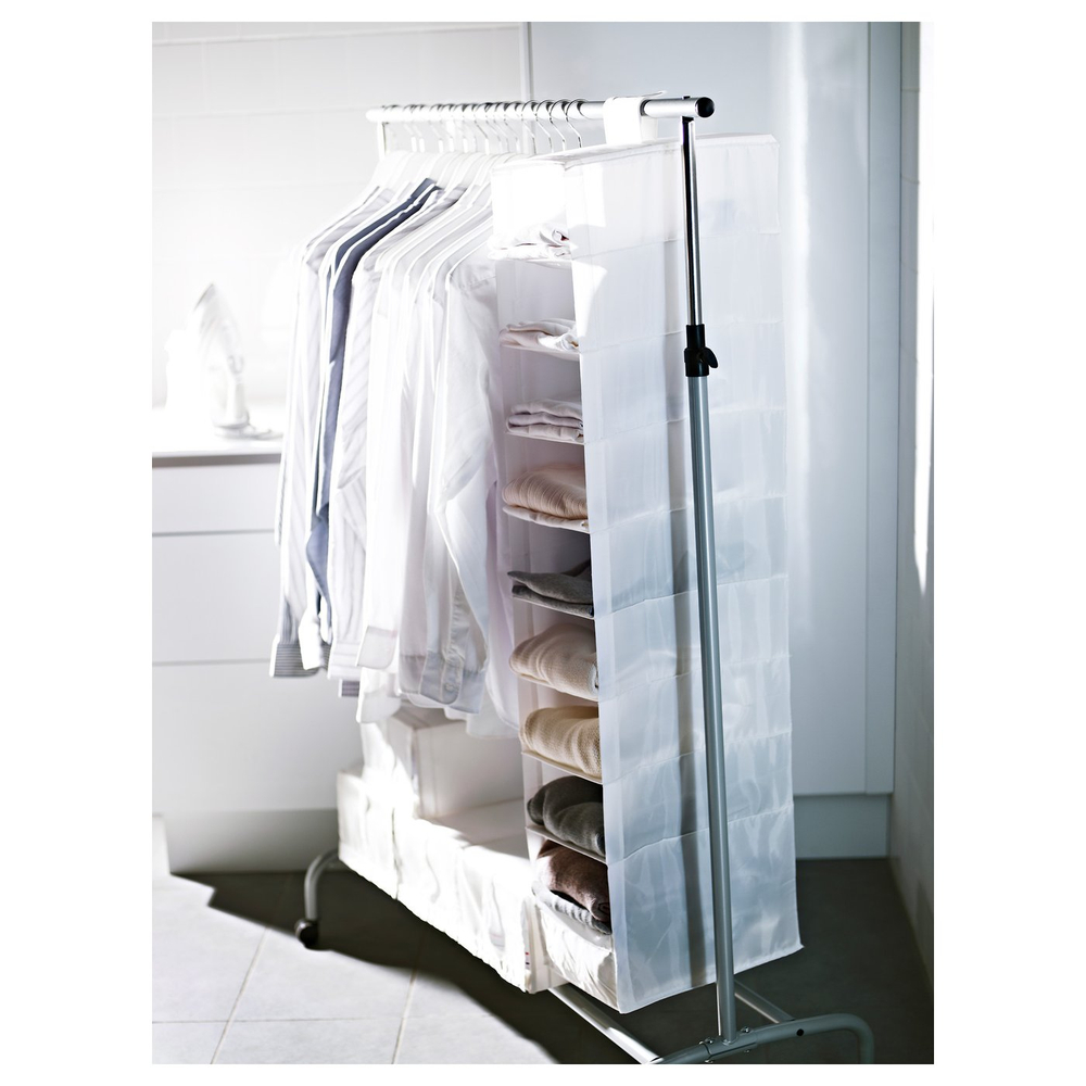 IKEA SKUBB  (ИКЕА СКУББ)  -  Стеллаж с 9 отделениями - белый 22x34x120 см