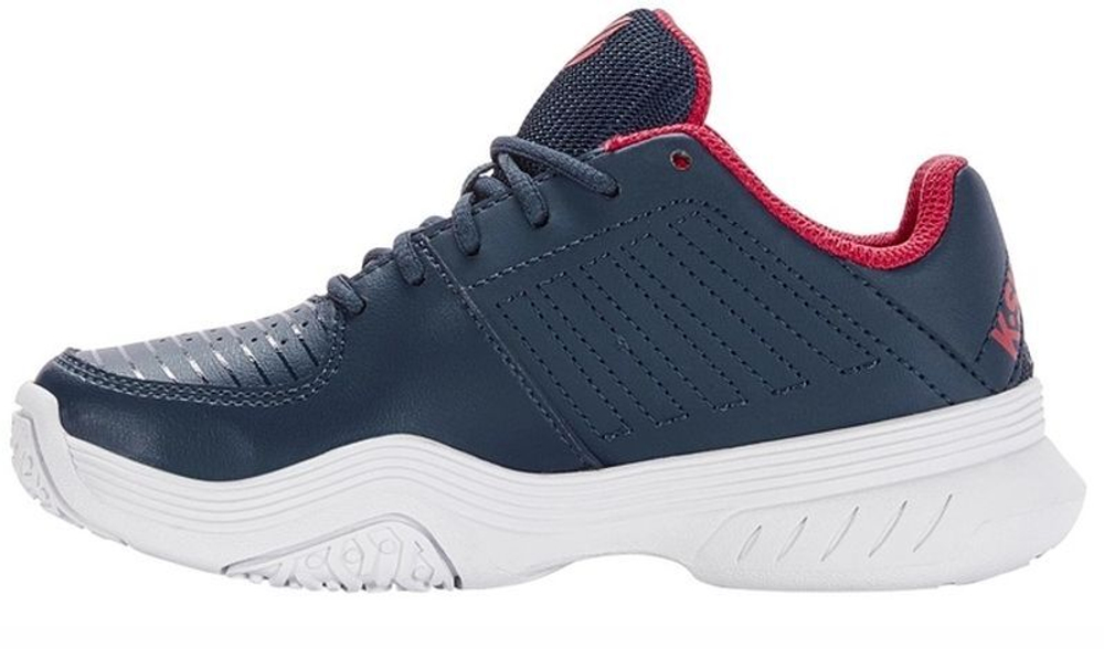 детские Кроссовки теннисные K-Swiss Court Express Omni - blue opal/white/lollipop