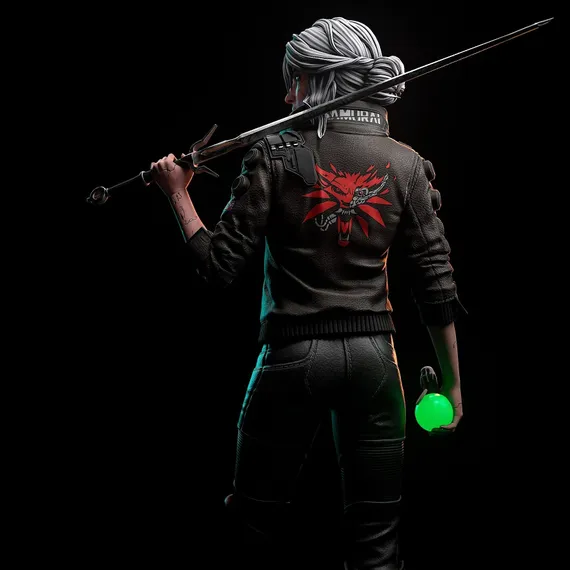 Cyberpunk Ciri - The Witcher / Cyberpunk 2077