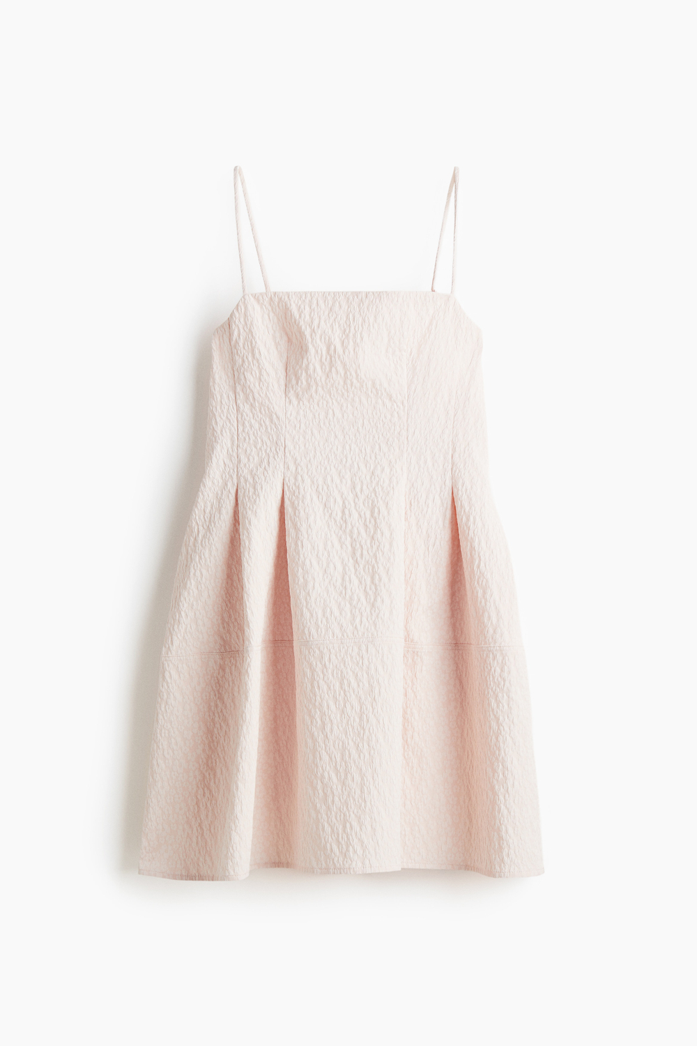 Платье на бретелях из жаккарда - H&M