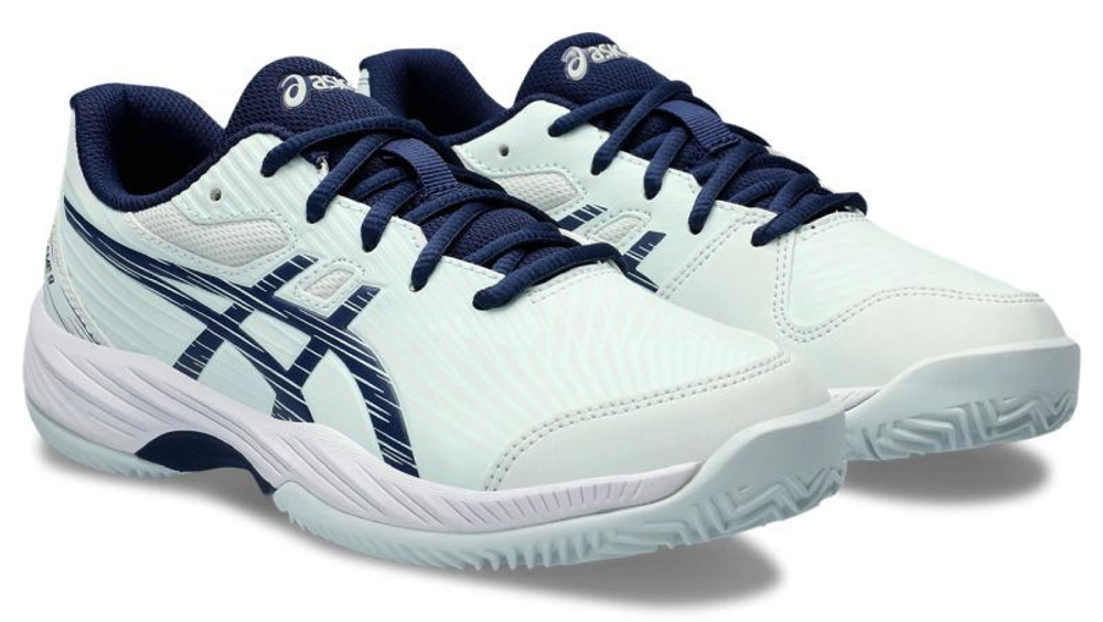 детские Кроссовки теннисные Asics Gel-Game 9 GS Clay/OC - pale mint/blue expanse