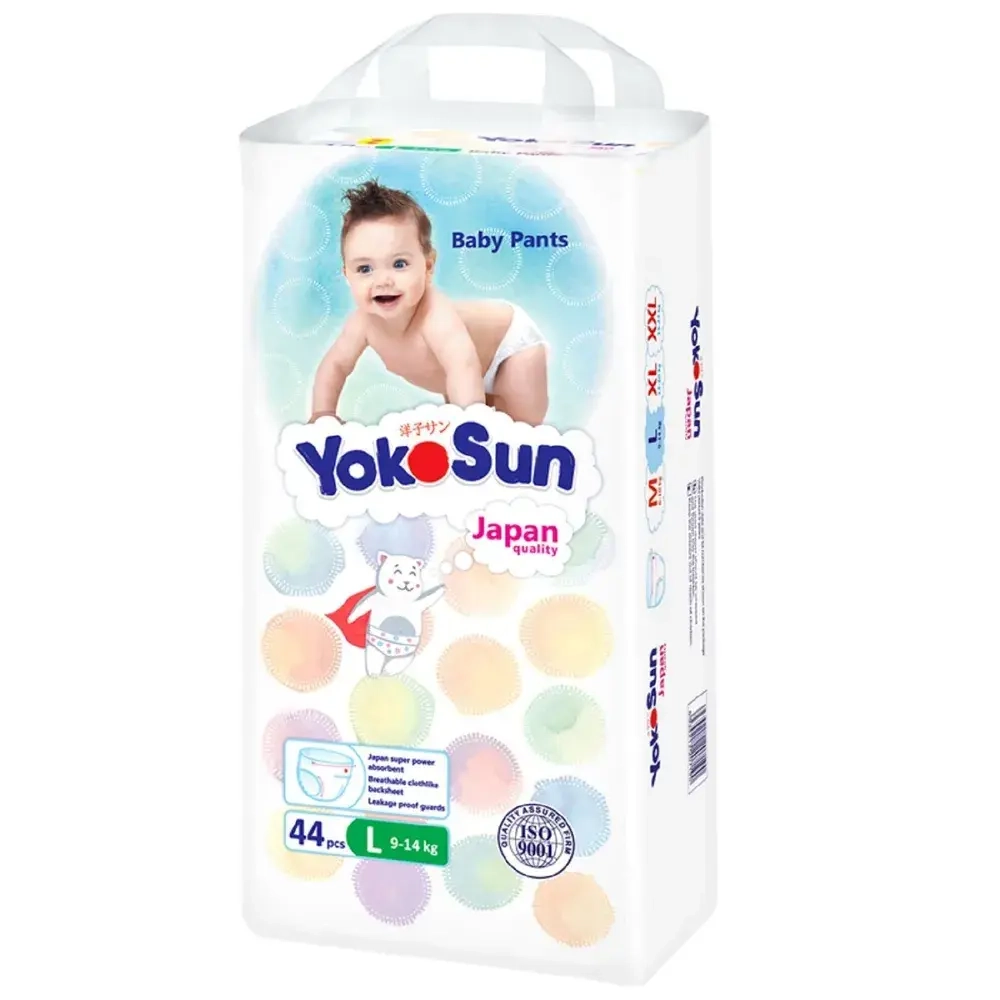 Подгузники-трусики YokoSun L 9-14кг 44шт