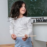 Лонгслив с крылышками "Молоко"