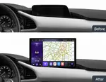 Магнитола для Mazda3 2019-2024 BP - Kuberg MZD002/KP-13-464-S10 монитор 13" QLED+2K на Android 12, Быстрая, 4G SIM-слот, CarPlay