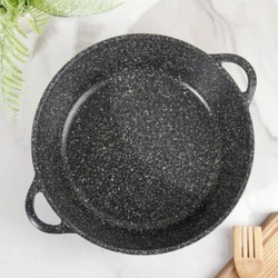 Жаровня алюминий, 4.5 л, антиприг, Горница, Гранит, ж7130аг, с крыш