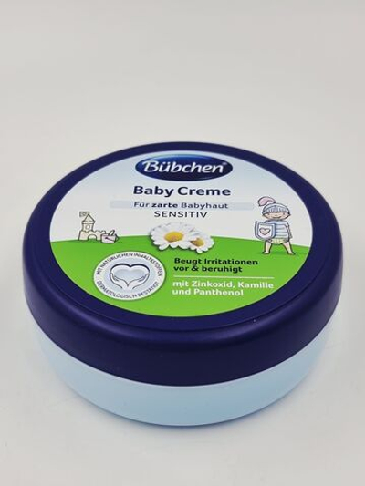 Крем Bubchen Sensitiv, для чувствительной кожи, с цинком, экстрактом ромашки и пантенолом, 150 мл (Германия)