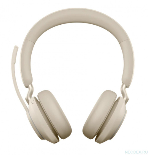 Jabra Evolve2 65 Stereo MS беспроводная гарнитура бежевая ( 26599-999-998 )