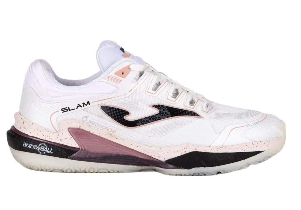 Женские кроссовки для padel Joma Slam Lady 2562 - white/pink