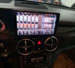 Магнитола для Mercedes-Benz GLK X204 2012-2015 NTG 4.5 - Teyes CC3-2K-360 монитор 9.5" 2K QLED на Android 10, Быстрая, CarPlay, 4G SIM-слот, 4 камеры в комплекте