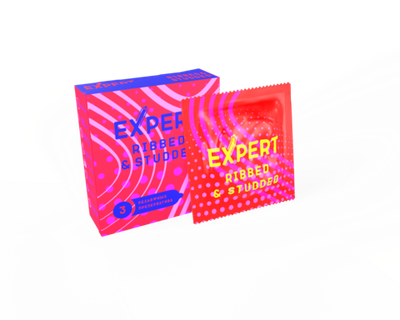 Презервативы Expert Ribbed&Studded 3 шт 9274ex