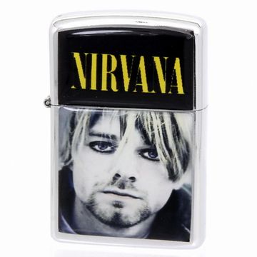 Зажигалка сувенирная Nirvana портрет Kurt Cobain (423)