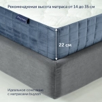 Кровать БайСтронг (велюр)