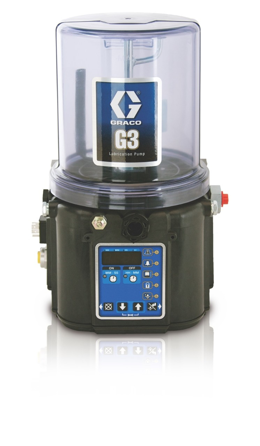 G3 - насос для консистентной смазки Pro, 90-240В, 16 л, датчик низкого уровня смазки, DIN