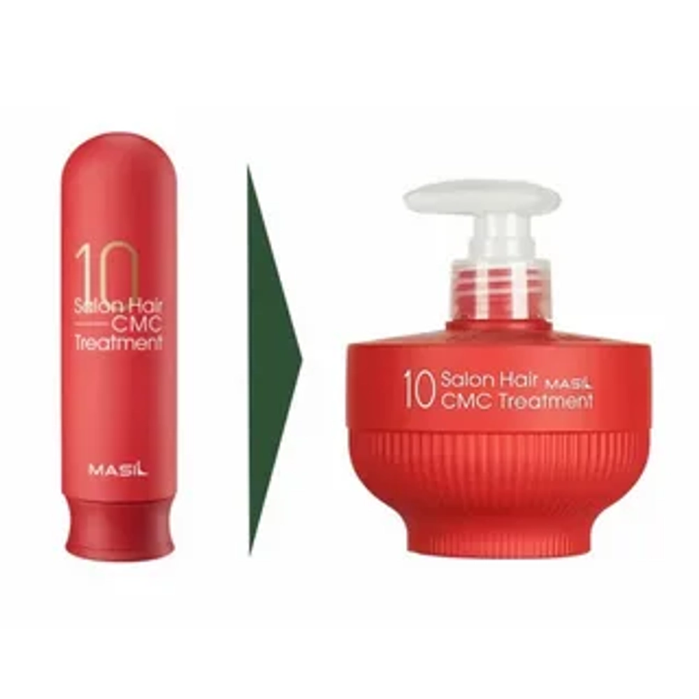 Masil 10 Salon Hair CMC Treatment Бальзам для волос восстанавливающий с церамидами, 300 мл