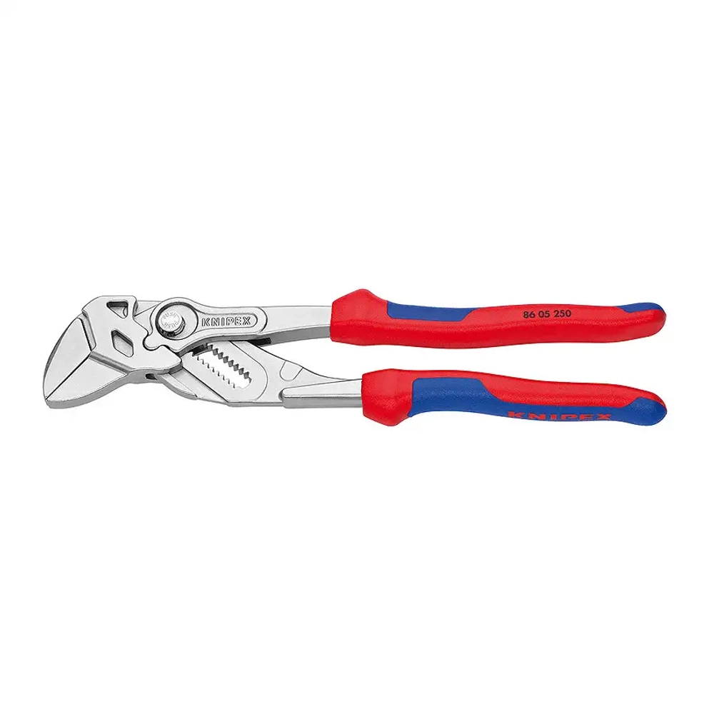 Клещи переставные-гаечный ключ хромированные 250 мм Knipex 86 05 250