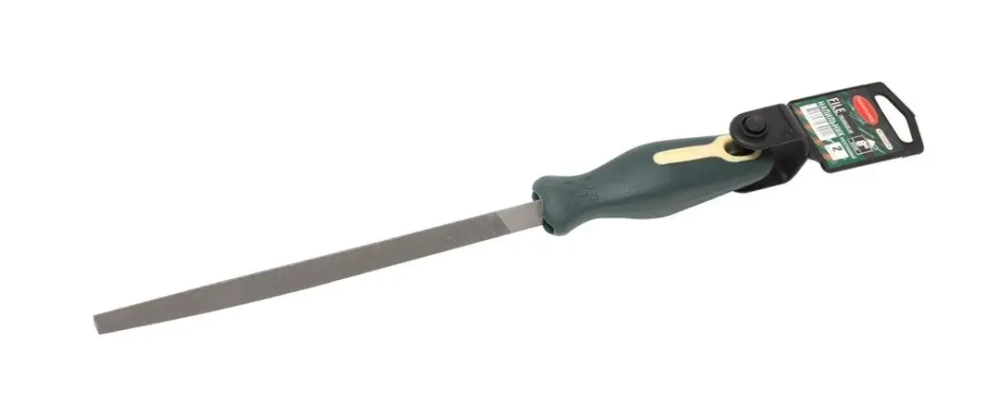 Напильник трехгранный 10''-250мм, на пластиковом держателе RockForce RF-5056P510
