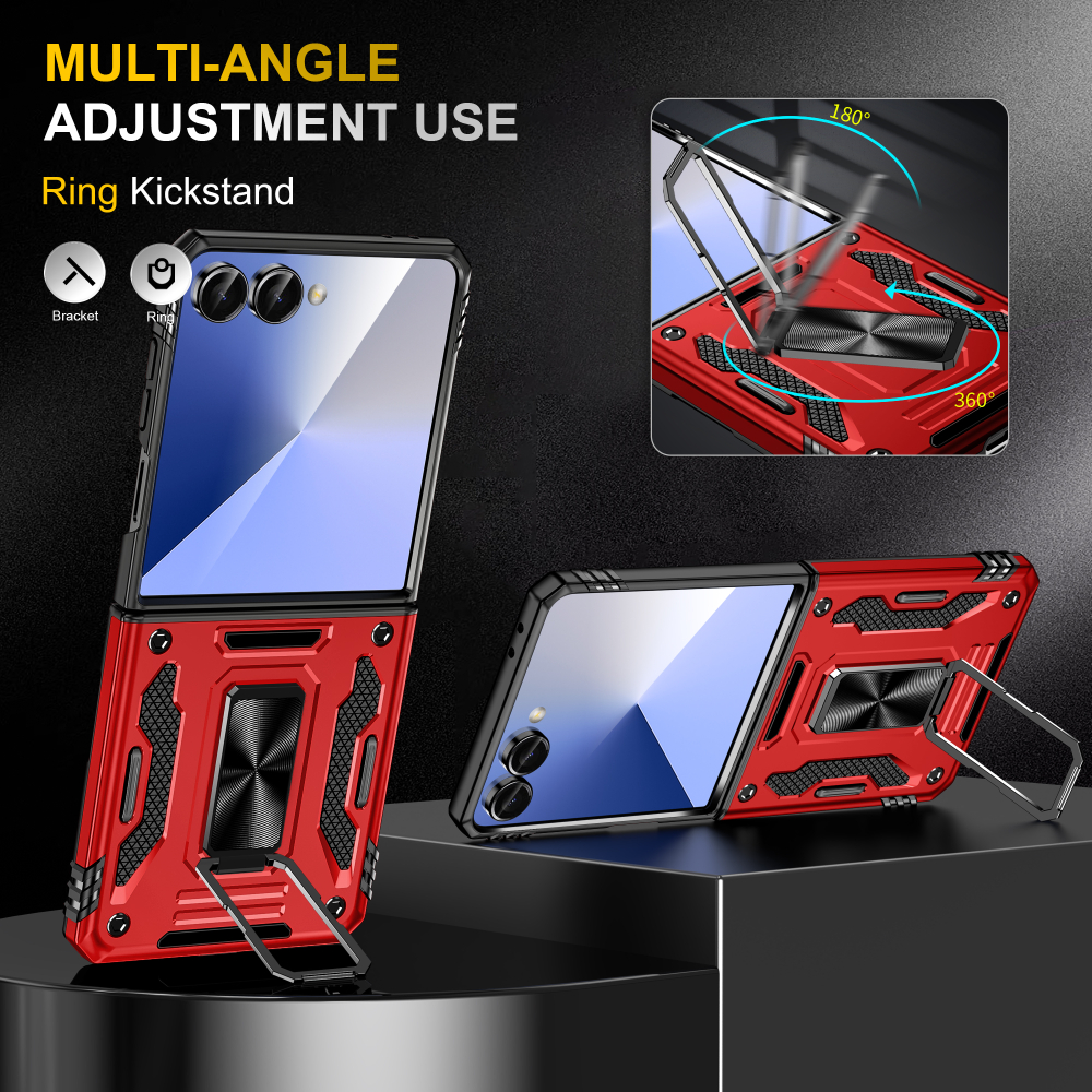 Чехол Safe Case с кольцом и защитой камеры для Samsung Galaxy Z Flip 7