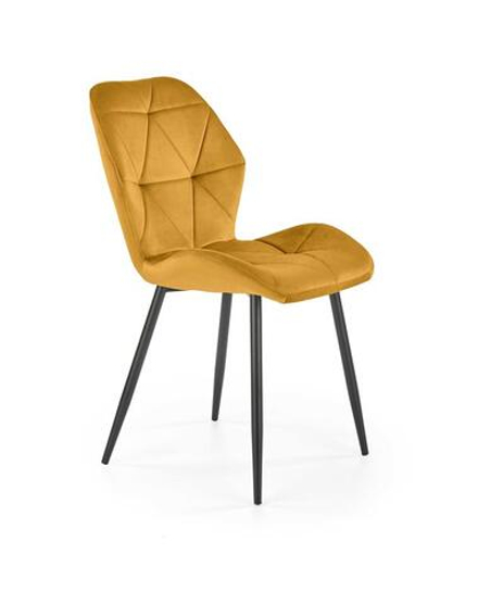 Стул HALMAR K453 горчичный/черный