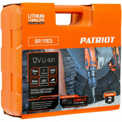 Аккумуляторная дрель-шуруповерт PATRIOT BR 111ES 180201411