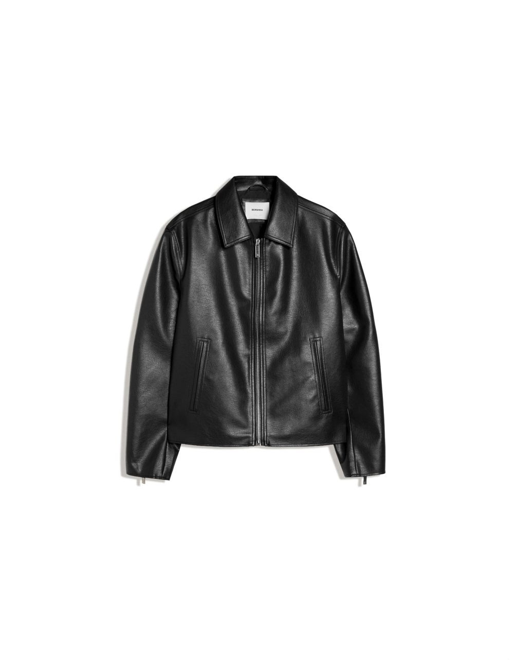 Мужская куртка boxy fit из искусственной кожи, арт. 2116/677 - BERSHKA