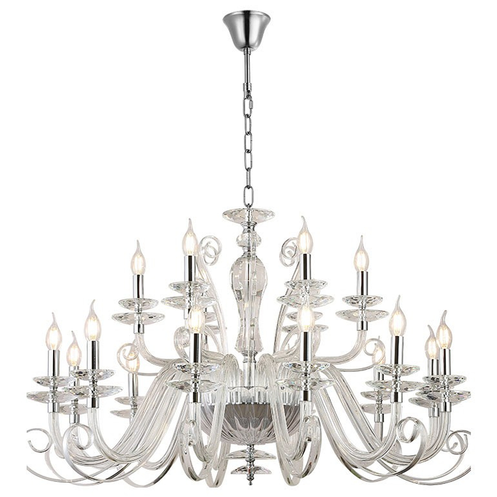 Подвесная люстра Newport ANNABELLE 8576+12/C chrome