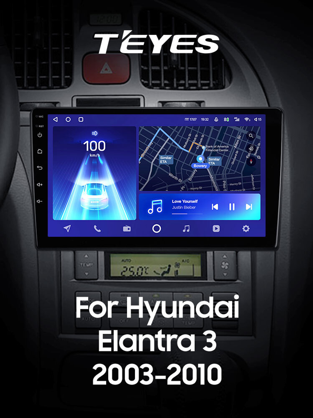 Teyes CC2 Plus 9" для Hyundai Elantra 3 2003-2010