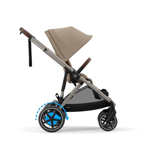 Прогулочная коляска Cybex e-Gazelle S TPE Almond Beige