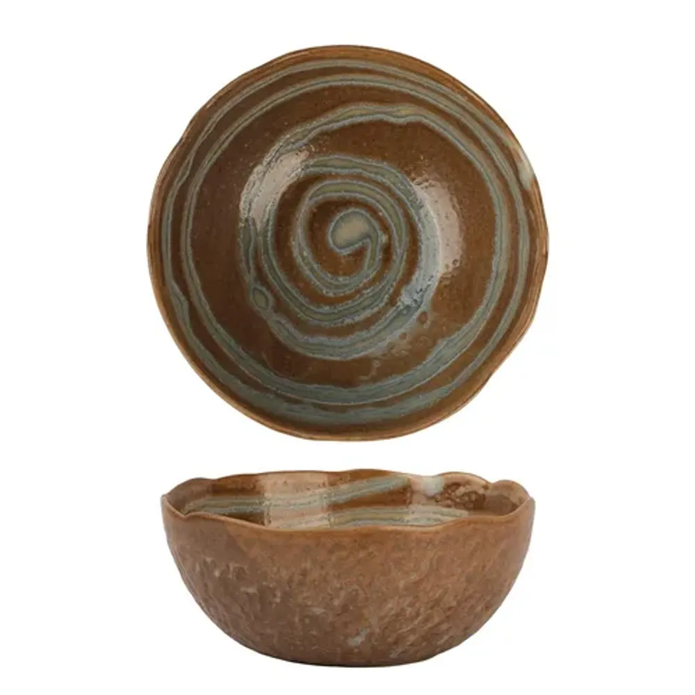 Салатник 695 мл d 15,3/7,6 см h6,3 см Dark Brown Northern lights Frutti di Mare P.L. [1]