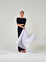 Шаль для восточных танцев Dance Every Wear SM7907 001, белый